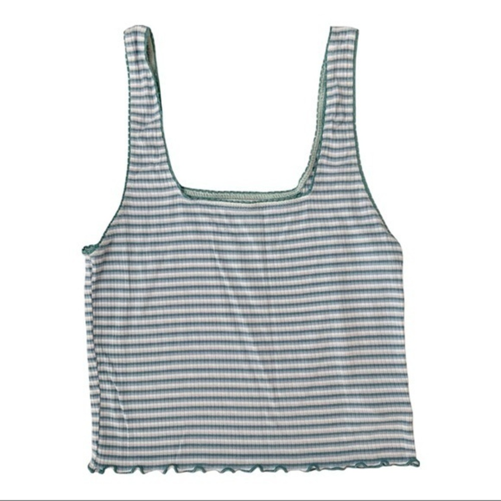 AMERICAN EAGLE OUTFITTERS striped crop tank top